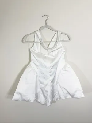 NWT Peppermayo Cavella Mini Dress White Size 8 thumbnail 6