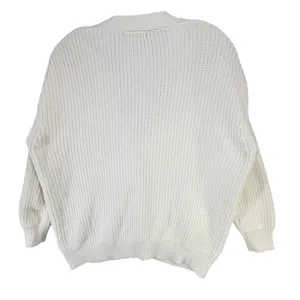 Quince Organic Cotton Oversized Boyfriend Cardigan Womens XS Ivory Cozy Comfort thumbnail 6