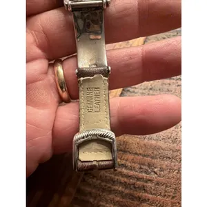 Ecclissi Sterling Silver 925 Womens 29mm Watch Bracelet Leather w New Battery thumbnail 8