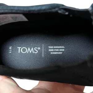 TOMS Ankle Boots Women's Size 11 Black Suede Chelsea Casual Minimalist Comfort thumbnail 8