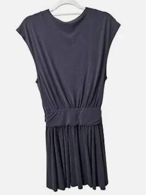Small Grey V-Neck Dress thumbnail 2