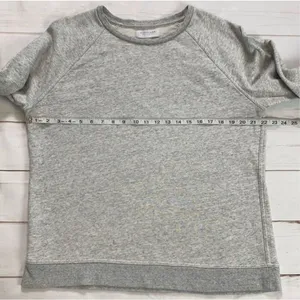 Everlane Heathered Gray Crewneck Pullover Sweatshirt Size Large thumbnail 10