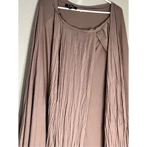 Lulus mauve soft stretchy maxi dress with long wraps XL thumbnail 3