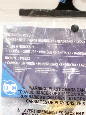 DC Comics Wonder Woman Costume Accessory Kit Size Large/XL NEW thumbnail 3