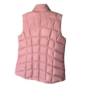 Eddie Bauer Down Filled Dusty Rose Quilted Puffer Vest Size M Hiking #762 thumbnail 11