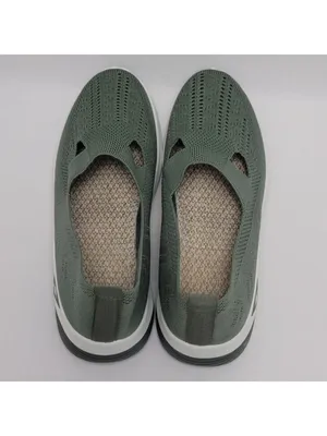 Women's Breathable Mesh Slip On Sneakers Comfortable Lightweight Walking Shoes thumbnail 4