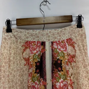 Free People Lovely Lady Maxi Skirt Size XS Asymmetrical Flowy‎ Floral Chiffon thumbnail 5