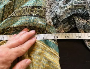 COPY - long sleeve blouse in a shear material size medium. GUC. thumbnail 4