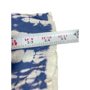 Darah Dahl Women’s Tie Dye Pants Blue White Boho Lounge Casual Lightweight M thumbnail 8
