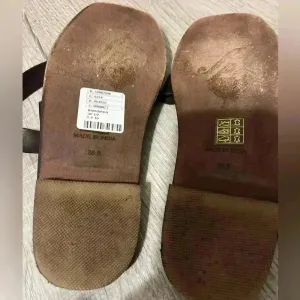Free People Romeo Leather Wrap Sandals Mocha Brown‎ $98 Fairy Peasant Hippie thumbnail 3