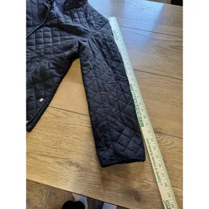 Ralph Lauren Women Quilted Jacket Size‎ Large Button Front Pockets Classic READ thumbnail 6