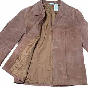 Vintage Faded Glory Boho Suede Western Jacket Bell Sleeve Retro Penny Lane L thumbnail 3