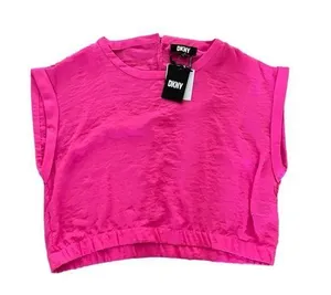 Women’s DKNY Hot Pink Blouse Size XL thumbnail 1