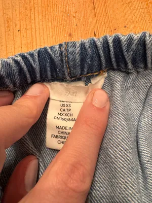 H&M Drawstring Denim Shorts thumbnail 3