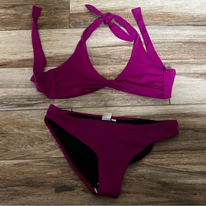 L space purple swimsuit thumbnail 3