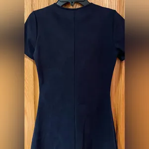 Lulus Closet Renovation Suede Lace-Up Fit & Flare Navy Blue Mini Dress Size‎ XS thumbnail 11