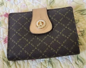 La Tour Eiffel Brown Patterned Wallet thumbnail 1