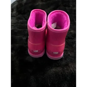 Ugg Youth 5 Women'S 7 Mini Clear Taffy Pink Ankle Shearling Lined Boots thumbnail 4