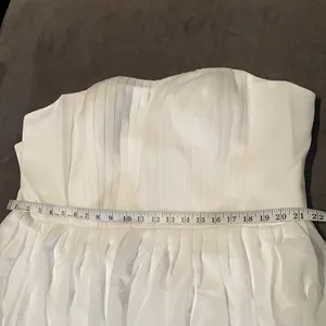 Women’s Elegant Ivory Strapless Full Length Chiffon Prom Party Formal Dress XXXL thumbnail 3