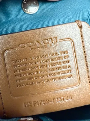 Coach Christie Carryall Dark Teal Wildflower Crossbody Bag Purse thumbnail 14