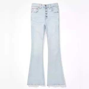 American Eagle Super Hi Rise Flare Jean in Blue Mist Next Level Stretch 16R NWT thumbnail 6
