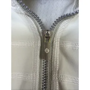 lululemon 1/2 zip front of pack 10 womens off-white athleisure pullover jacket thumbnail 4