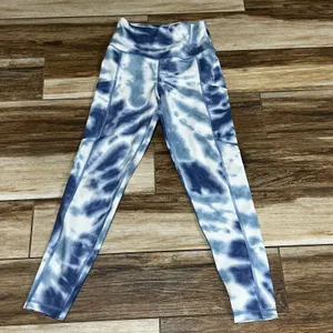 American Eagle blue tye dye leggings thumbnail 2