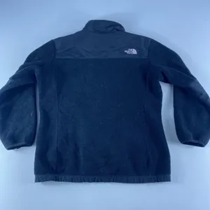 The North Face Denali Jacket Girls XL Full Zip‎ Polartec Black Fleece Youth TNF thumbnail 7