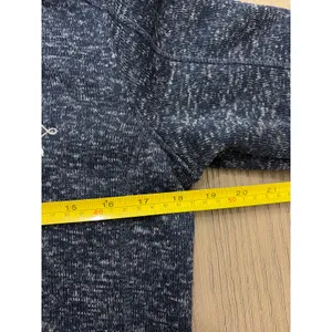 Port Authority Women’s Full Zip Fleece Jacket Medium Heather Navy, Horse Logo thumbnail 5