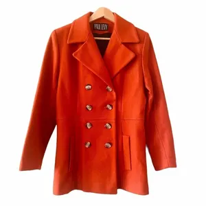 PAUL LEVY Vintage Wool Double Breast Coat Size M NEW thumbnail 6
