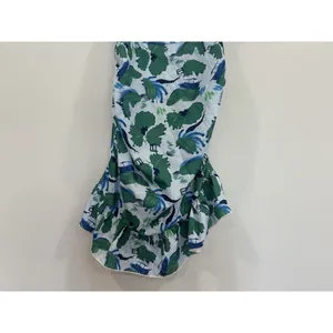 Cider Floral Multicolor Blue Green Dress Tie Strap Small S NEW thumbnail 2