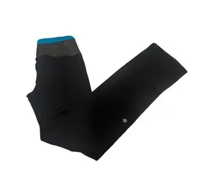 Lululemon straight leg size 4 32”inseam black leggings thumbnail 1