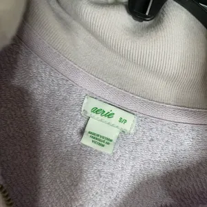 Aerie light purple quarter zip small thumbnail 4