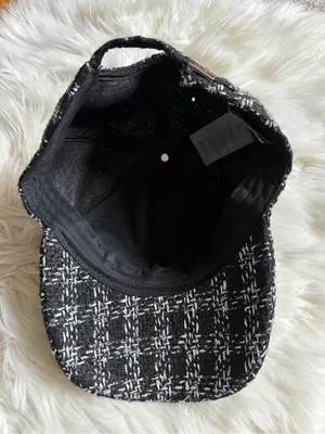 Karl Lagerfeld tweed cap thumbnail 4