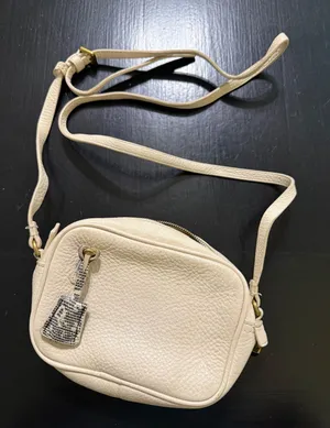 J.Crew Signet Camera‎ Bag Cream Crossbody Snakeskin Charm thumbnail 1