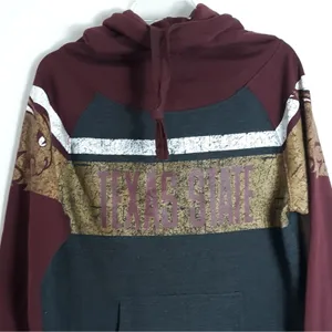 Rivalry Threads Texas State Womens Hoodie Sweatshirt Large Maroon College Graphic Pullover thumbnail 4