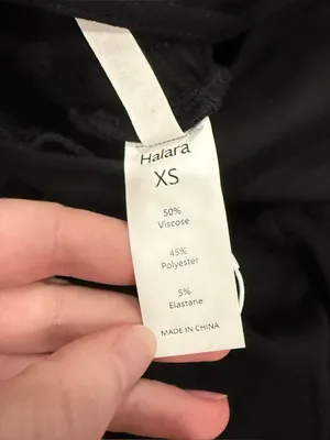 NWT Halara Black Long Sleeve Jumpsuit thumbnail 7