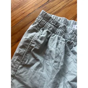 Garage Sage Green Casual Cool Relaxed Fit Shorts Elastic Waist Size S thumbnail 2