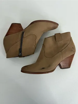 Frye Reina Ash Western Bootie Size 7.5 thumbnail 5