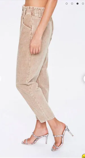 Forever 21 corduroy paper bag pants thumbnail 3
