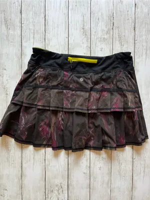 Lululemon Run Midnight Iris Pace Setter Skirt RARE Size 8 Tall thumbnail 14