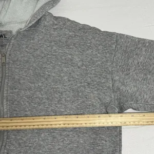 Madewell MWL Betterterry Full-Zip Hoodie Sweatshirt Size M Gray Cozy Lounge‎ thumbnail 4