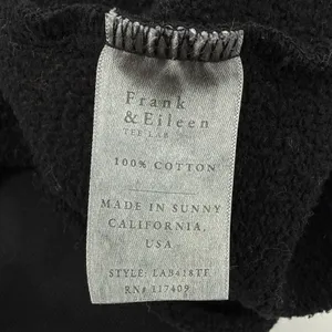 Frank & Eileen Black Isabelle Funnel Neck Triple Fleece Sweatshirt Midi Dress S‎ thumbnail 8