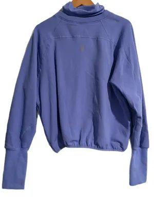 FREE PEOPLE MOVEMENT Keepin Cozy Run Crew Pullover / Bluebell / Large - Like New thumbnail 6