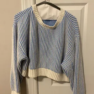aerie striped sweater thumbnail 1