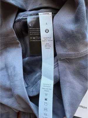 Lululemon Align High Rise 25” Diamond Dye Graphite Grey Size 4 NWT thumbnail 6