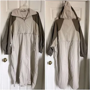 Zara 2 in 1 Parachute Jacket convertible full length coat rain waterproof thumbnail 5