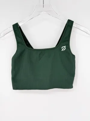 Peloton Seamless Low Impact Sports Bra Women’s M/L Green Activewear thumbnail 2
