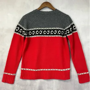 NorthWestBlue Women Fair Isle Lambswool Sweater Size S Nordic Apres Ski‎ Cabin thumbnail 2