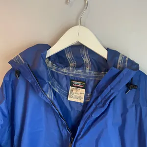 Vintage 90s L.L.Bean Cobalt Blue Woman's Raincoat Heritage Countryside size XL thumbnail 4